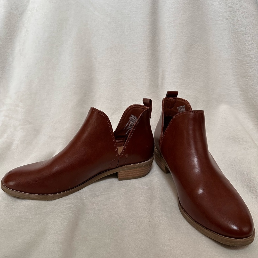 Brown Leather Ankle Boots